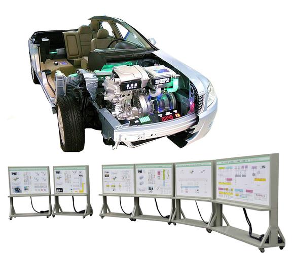 产品展示--[zye-qzcj01型 新能源汽车整车解剖检测诊断实训台]